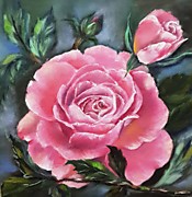 Роза. Этюд. Масло. Россия. 2018 г.